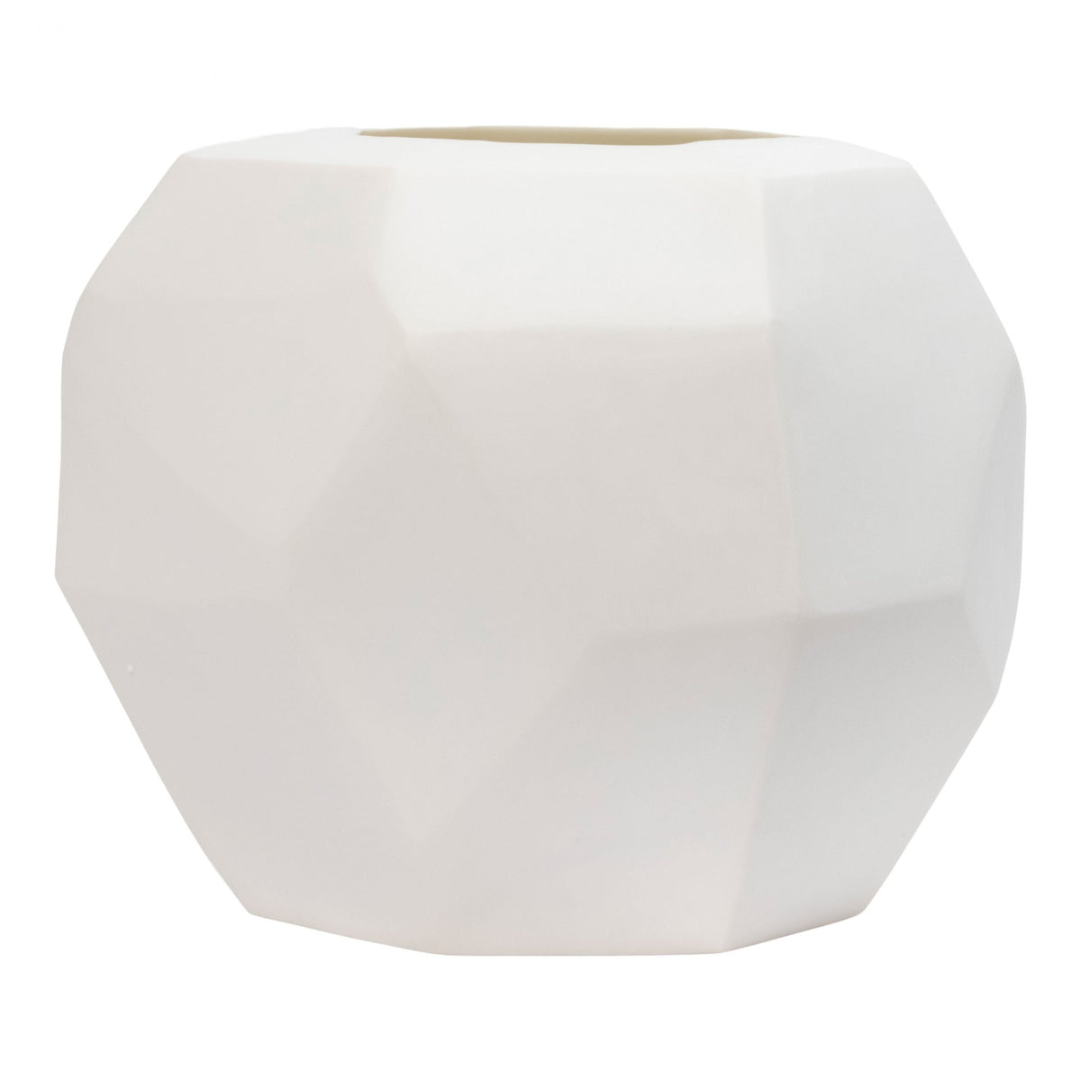 Cubistic Round Glass Vase