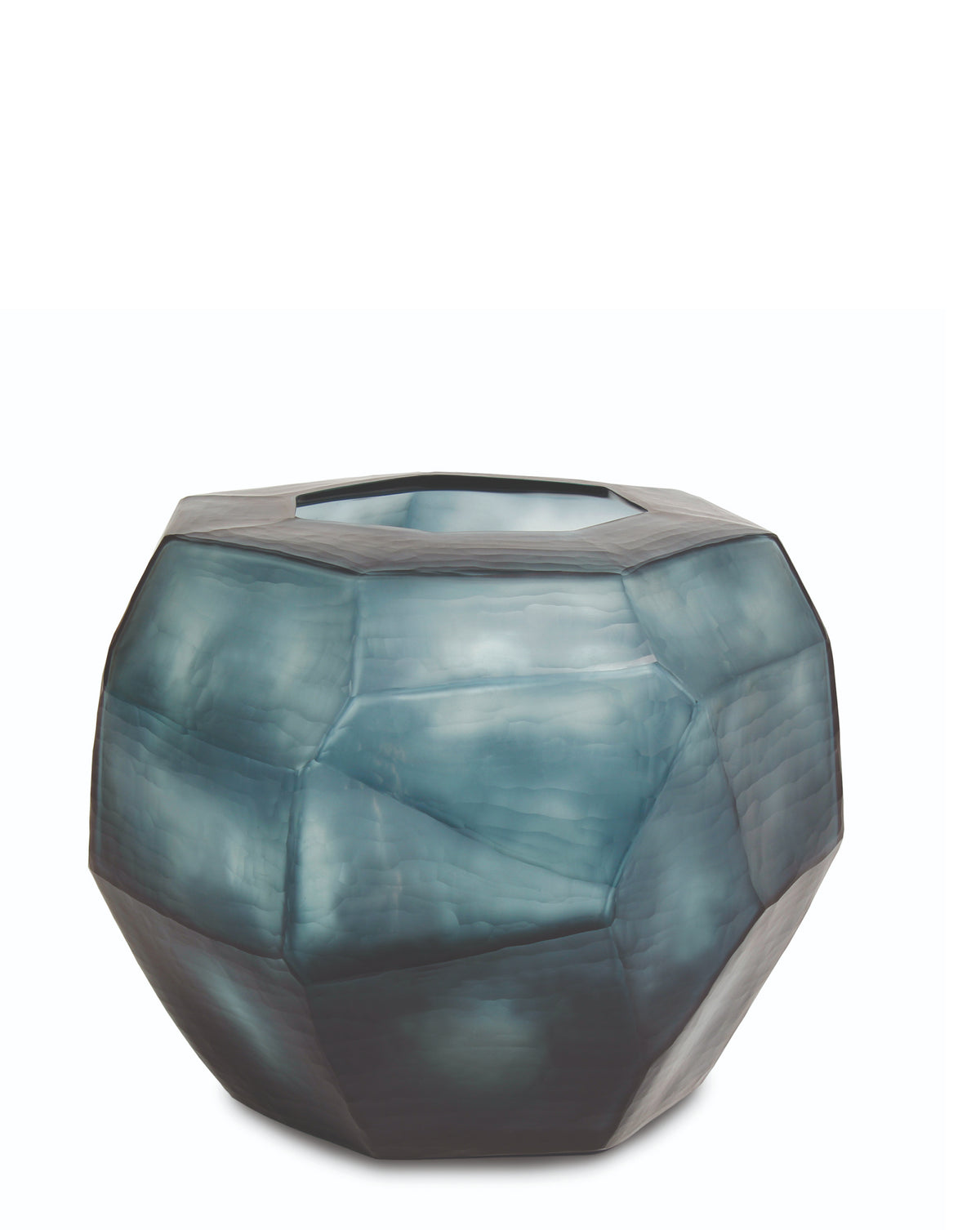 Cubistic Round Glass Vase