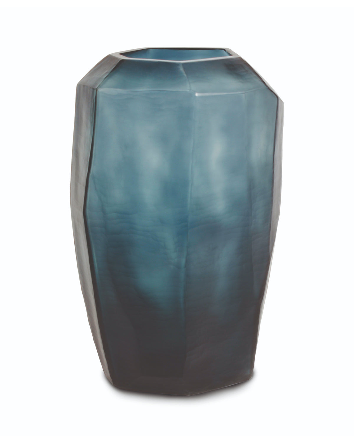 Cubistic Tall Glass Vase