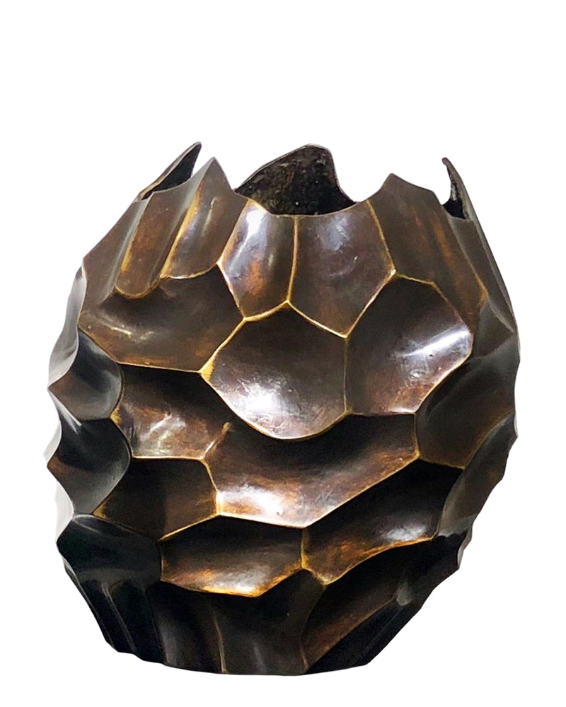 Bronze Carved Vase