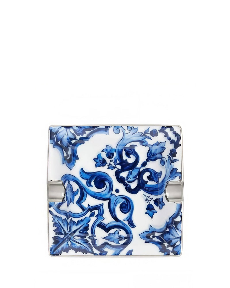 Blue Mediterraneo Square Ashtray