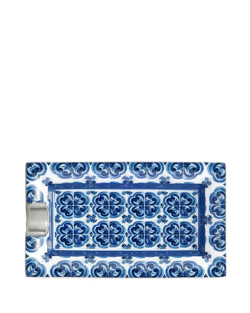 Blue Mediterraneo Rectangular Ashtray