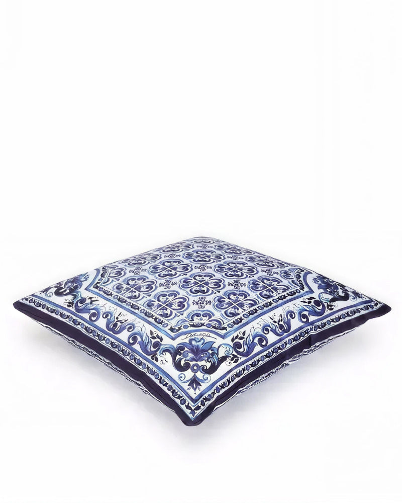 Blue Mediterraneo Duchess Pillow
