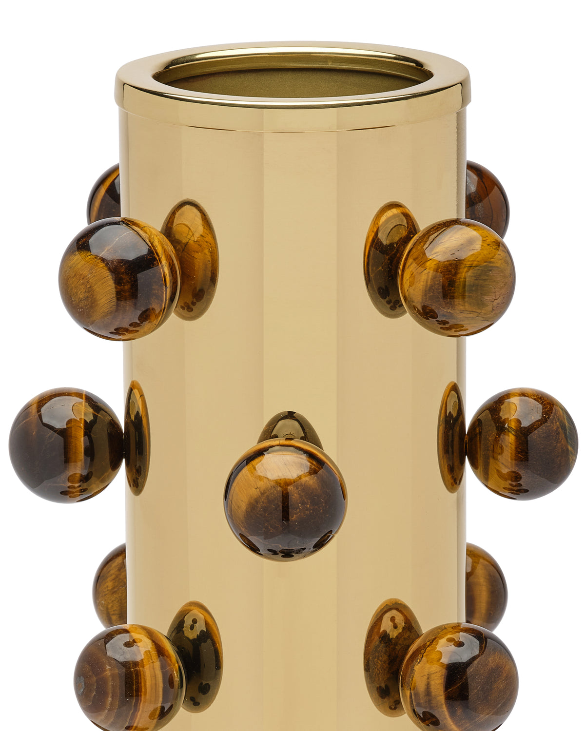 Ulisse Polished Brass Vase