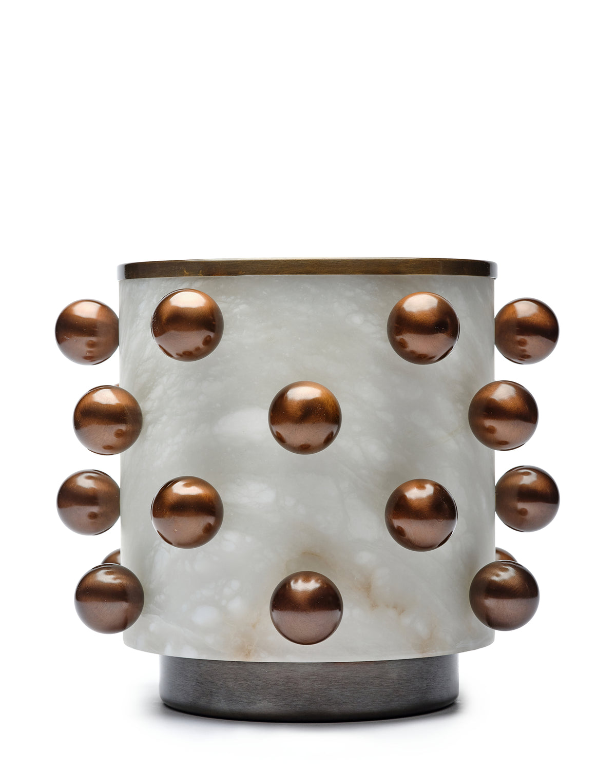 Orbit Alabaster Vase