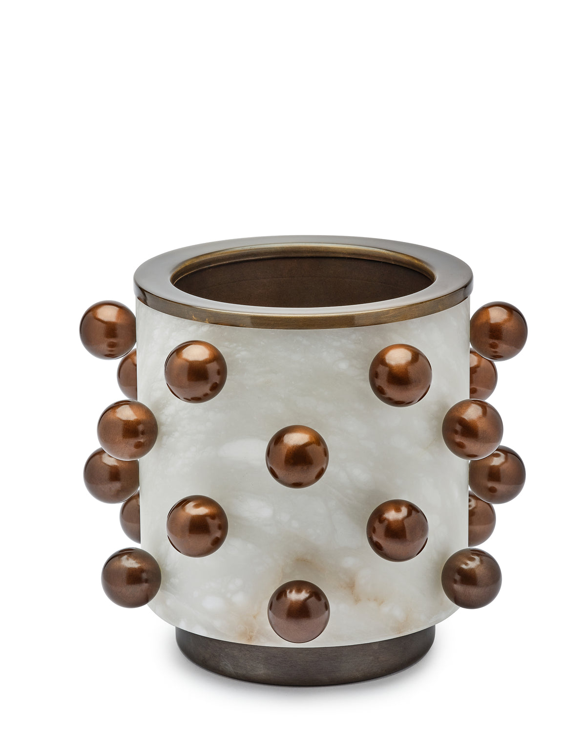 Orbit Alabaster Vase