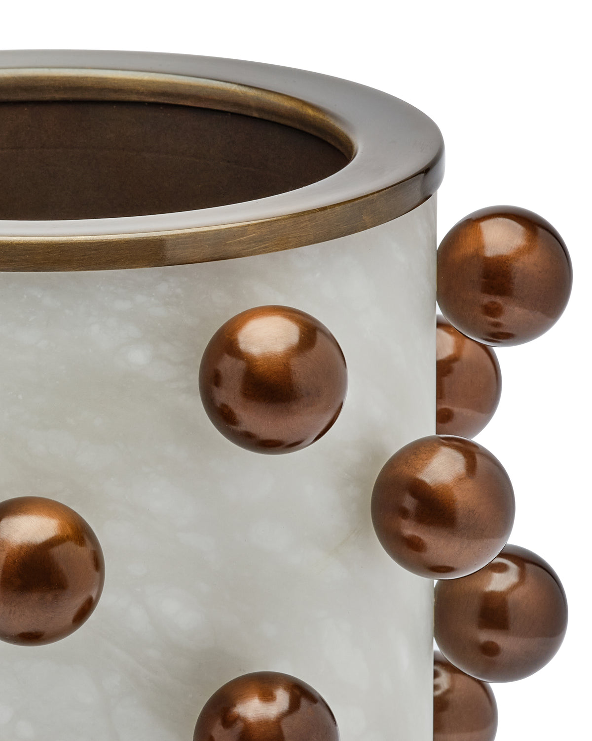 Orbit Alabaster Vase