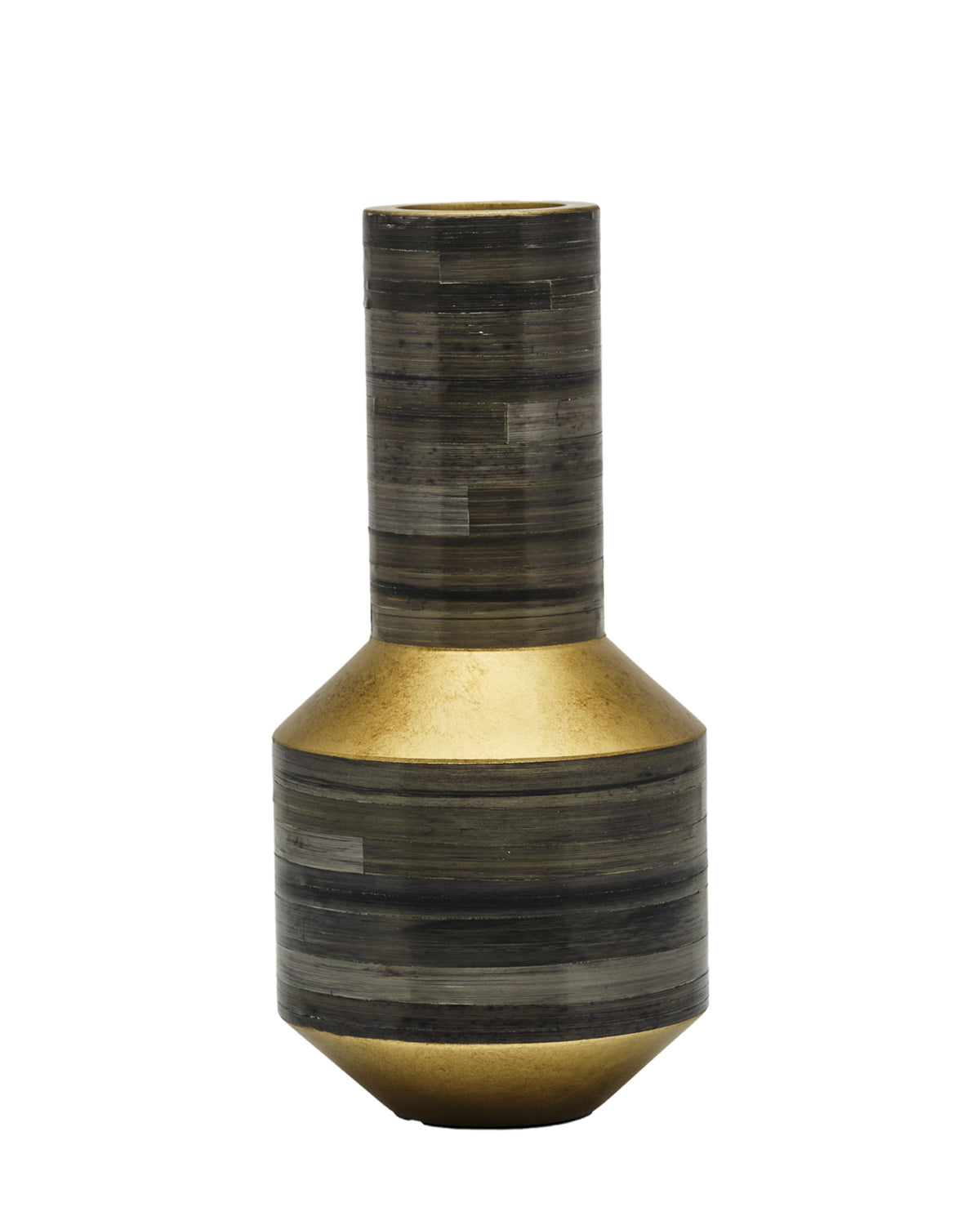 Campo Straw Marquetry Vase
