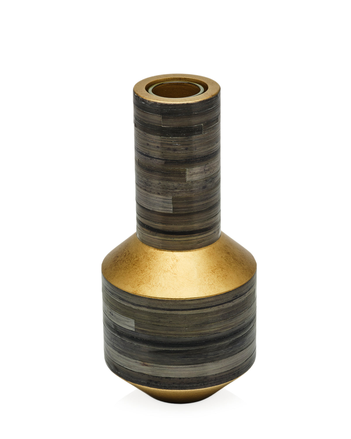 Campo Straw Marquetry Vase