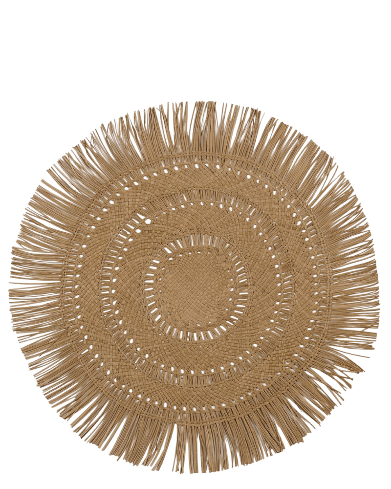 Flecos Woven Palm Placemats (Set Of 4)