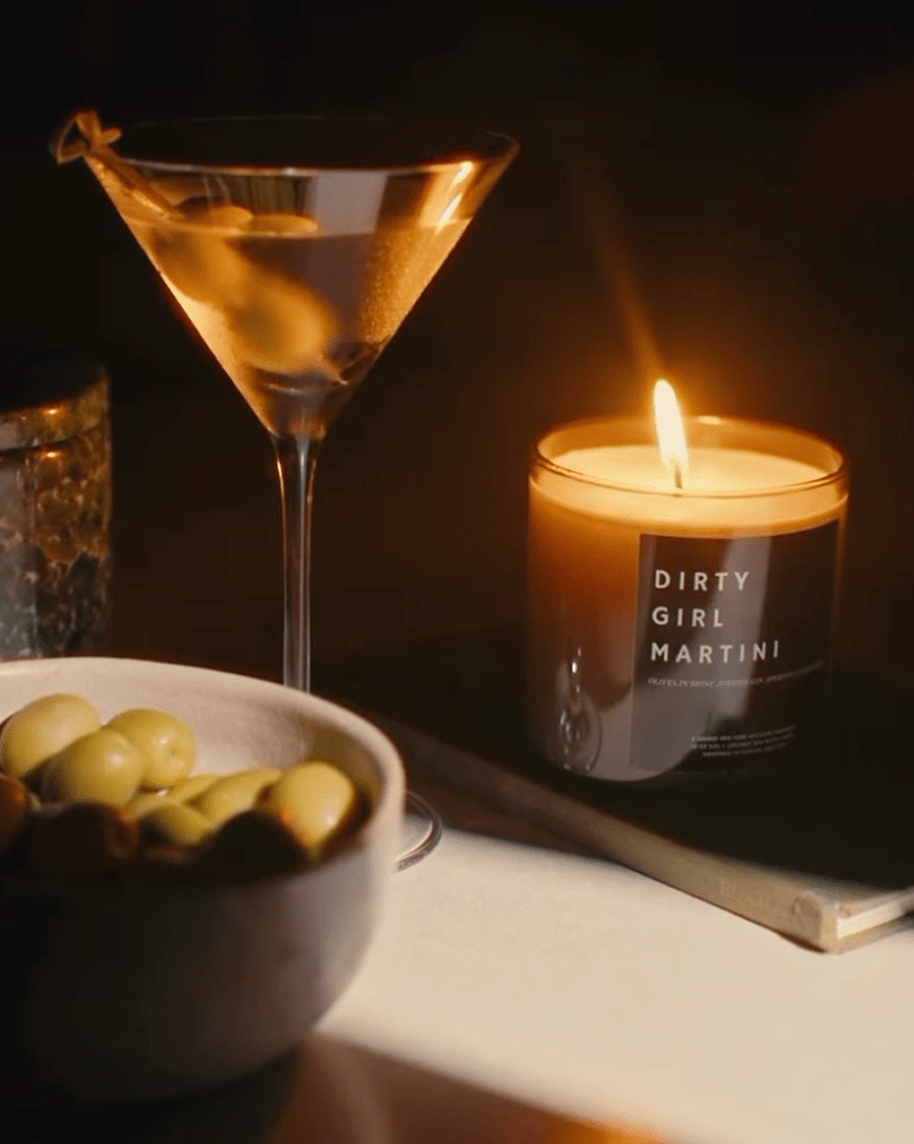 Dirty Girl Martini Candle