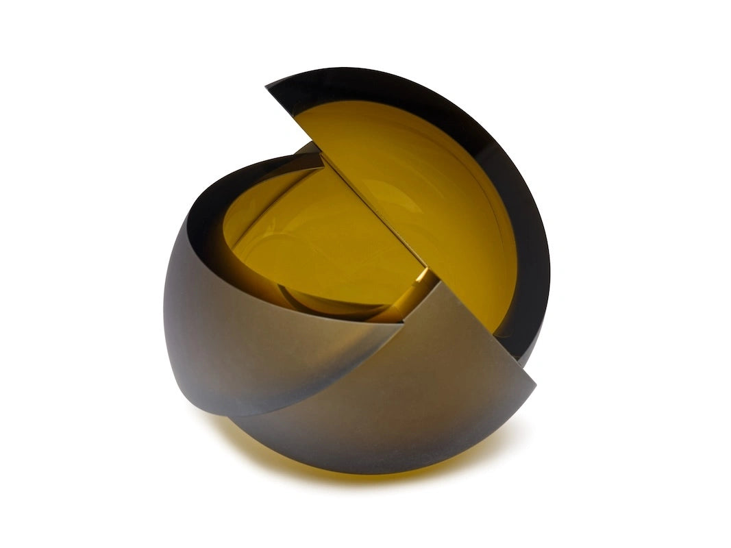 Large Armadillo Sphere Glass Vase