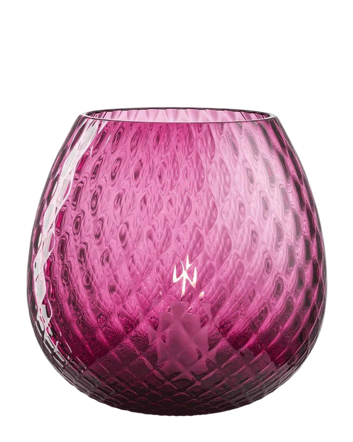 Macramé Murano Glass Candleholder (XL)