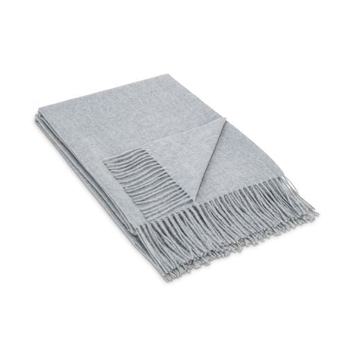 Light Gray Cashmere Throw