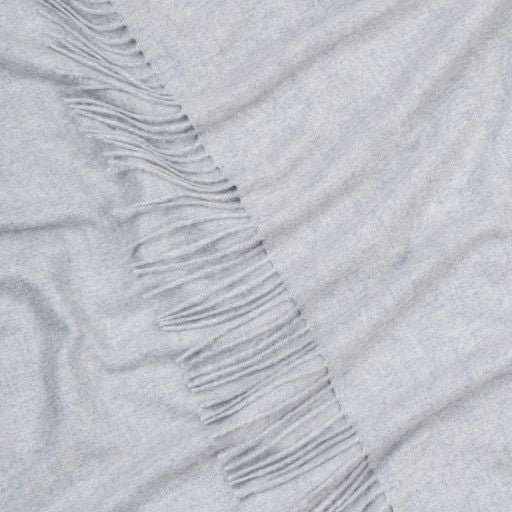 Light Gray Cashmere Throw