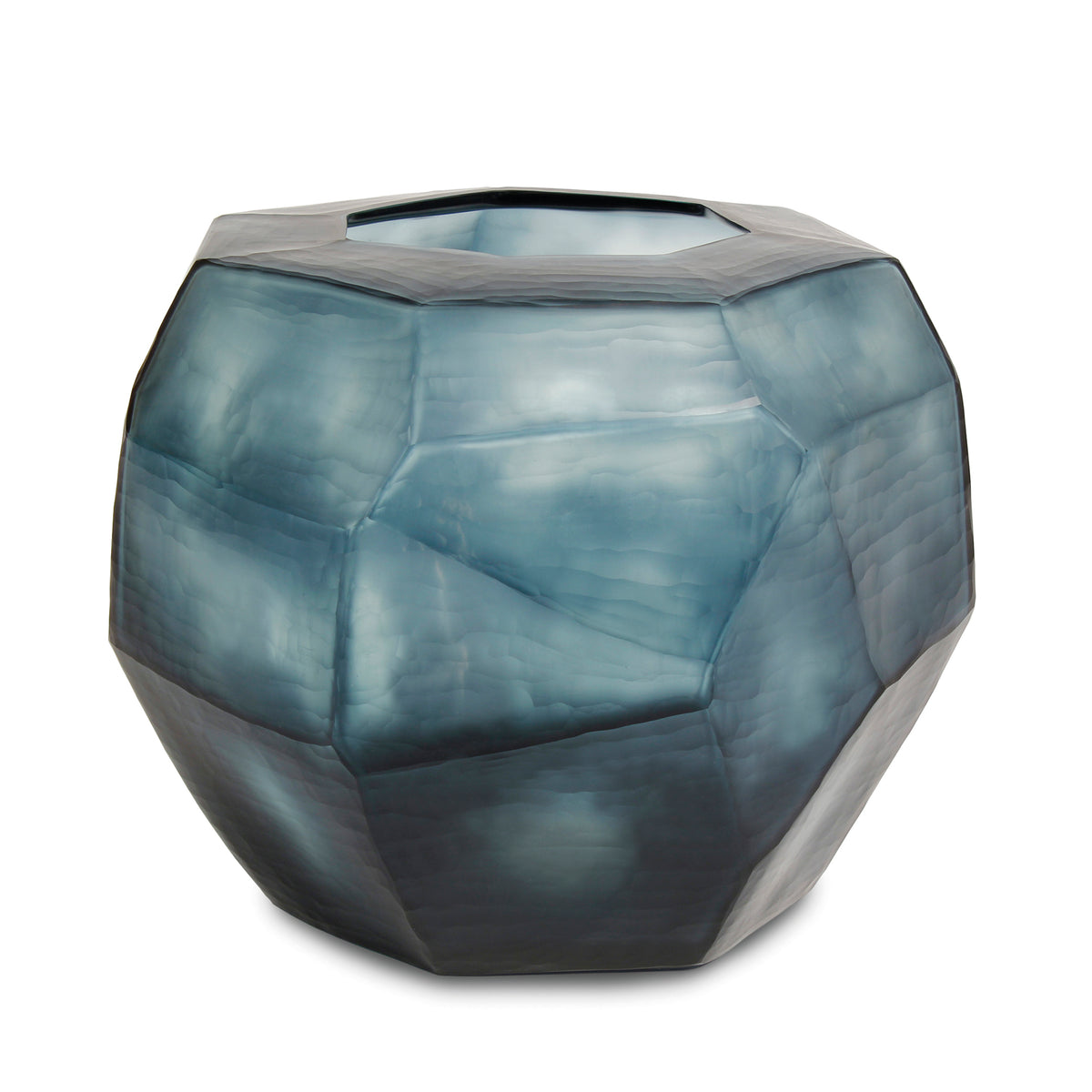 Cubistic Round Glass Vase