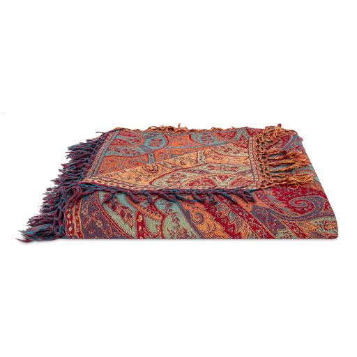 Paisley Silk Throw