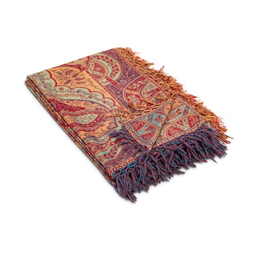Paisley Silk Throw