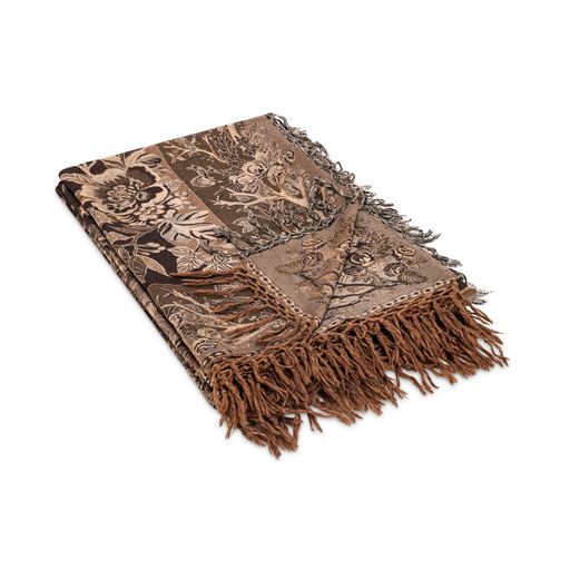 Silk Throw With Birds No. 1