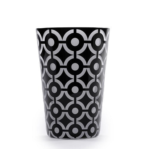 Polka Dot Tumbler Sandblasted Black
