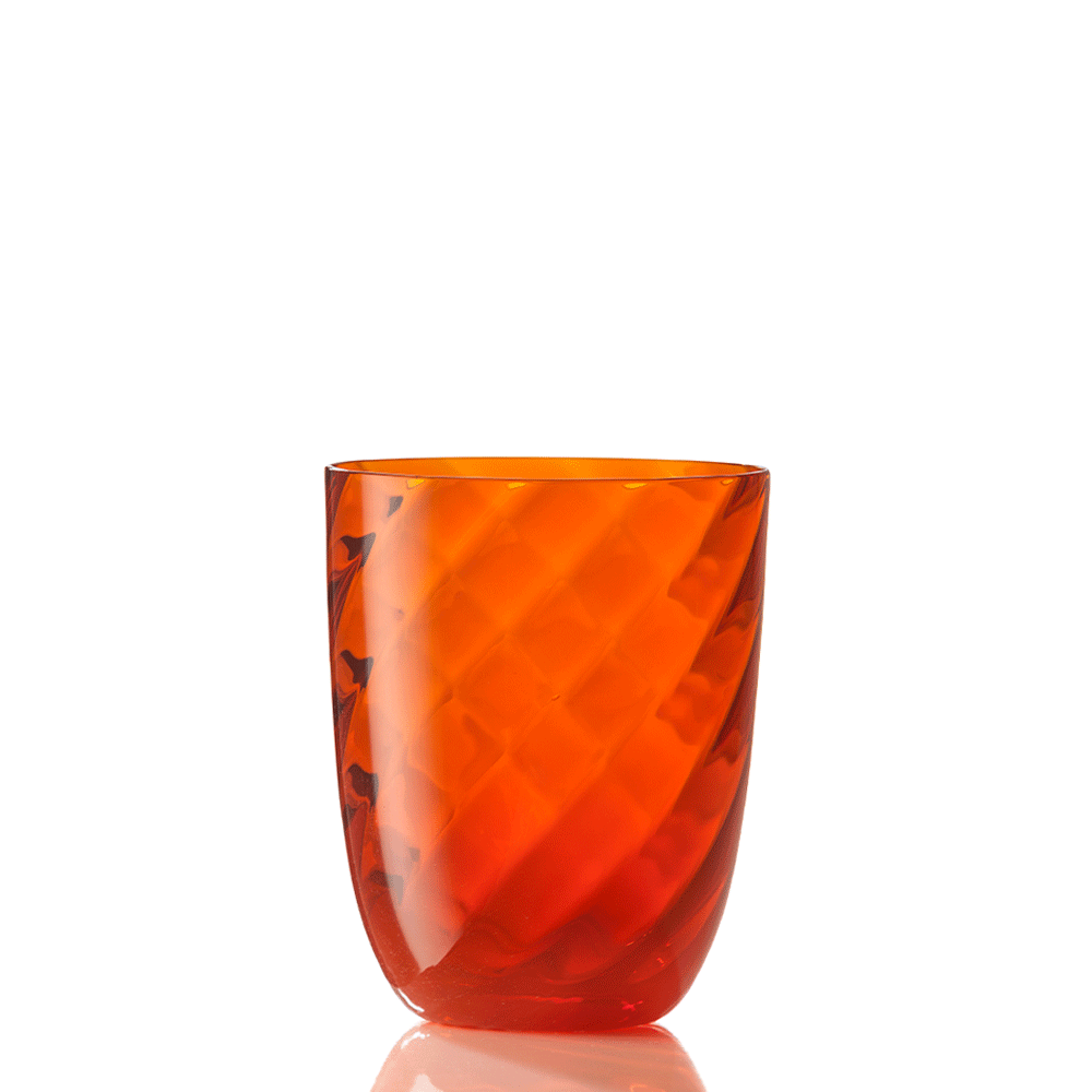 Idra Optic Twisted Glass Tumbler