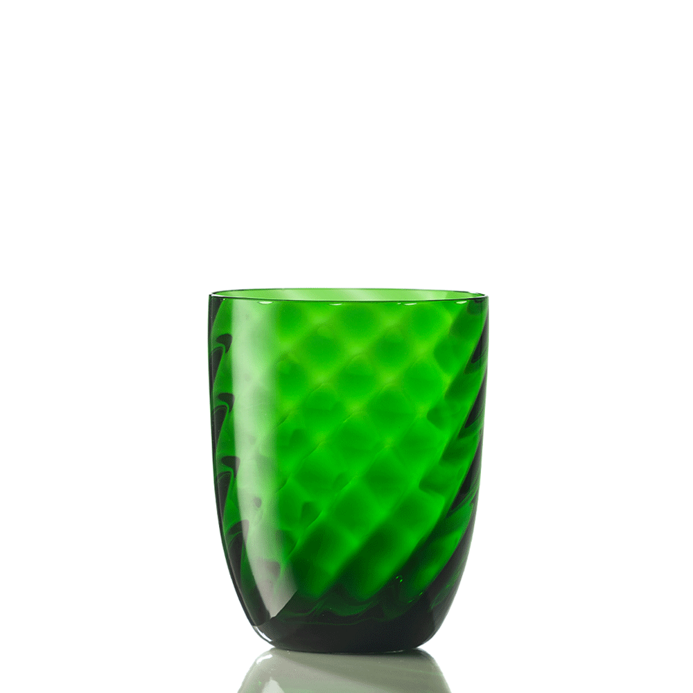 Idra Optic Twisted Glass Tumbler