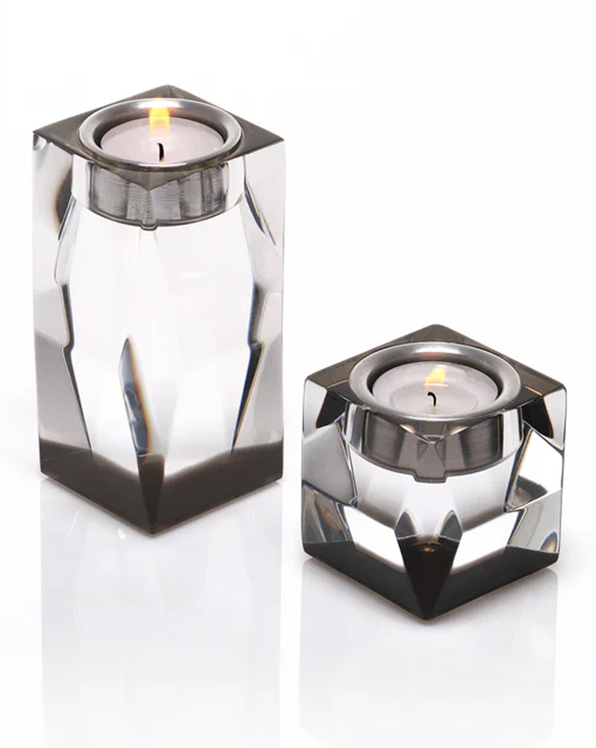 Voltage Tall Acrylic Candleholder