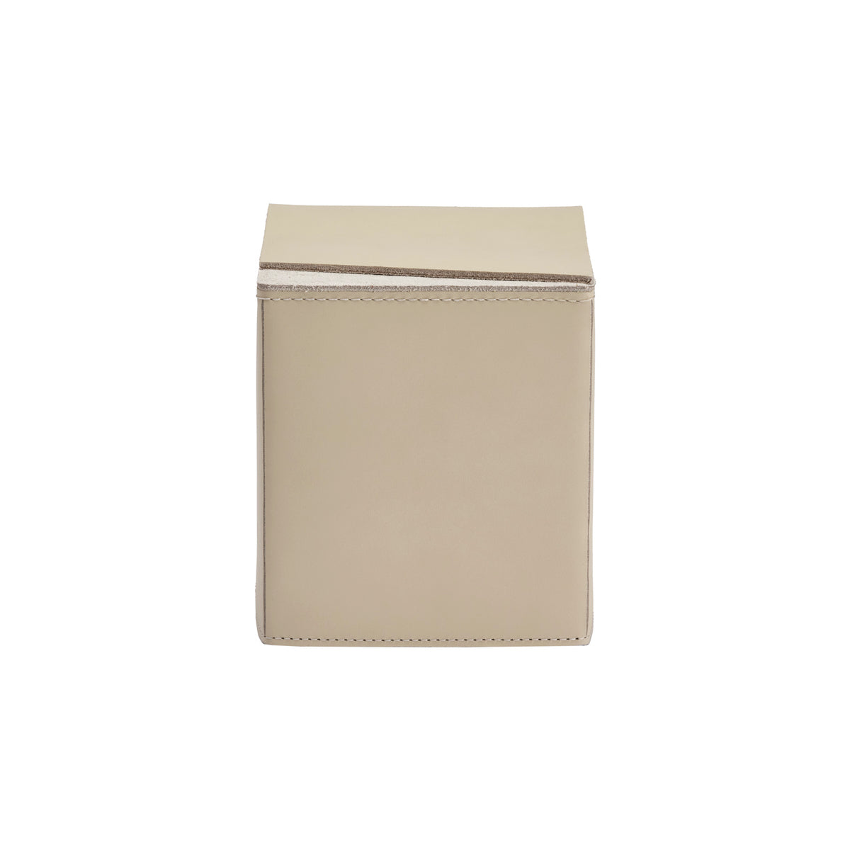 Fold Square Leather Tissue Holder
