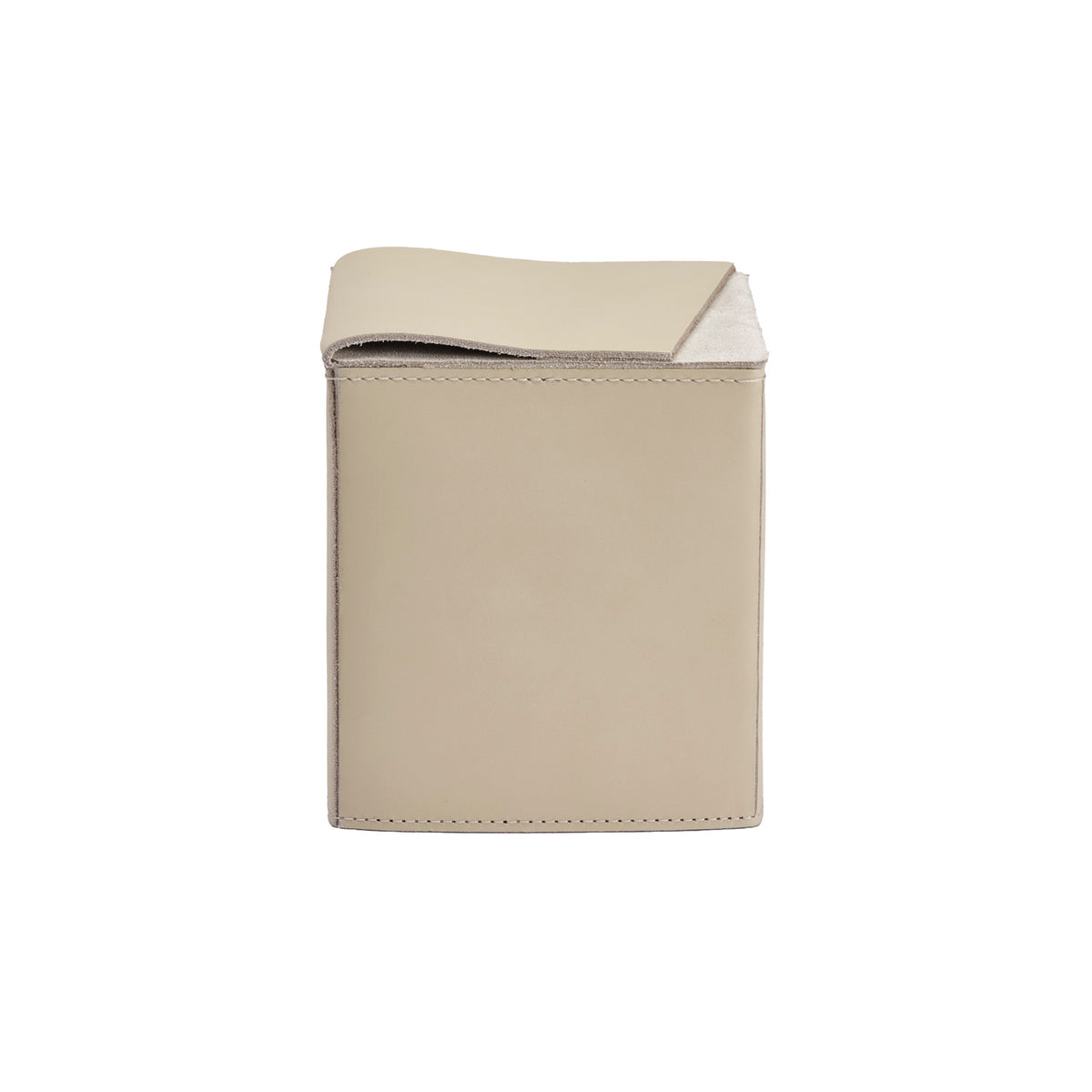 Fold Square Leather Tissue Holder