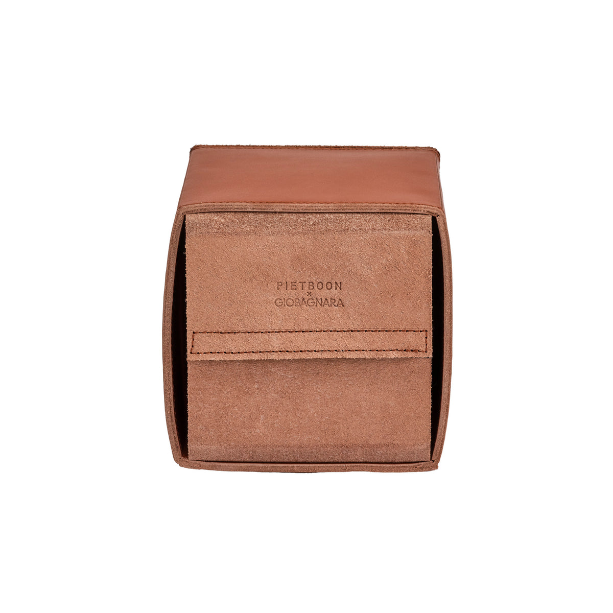 Fold Square Leather Tissue Holder