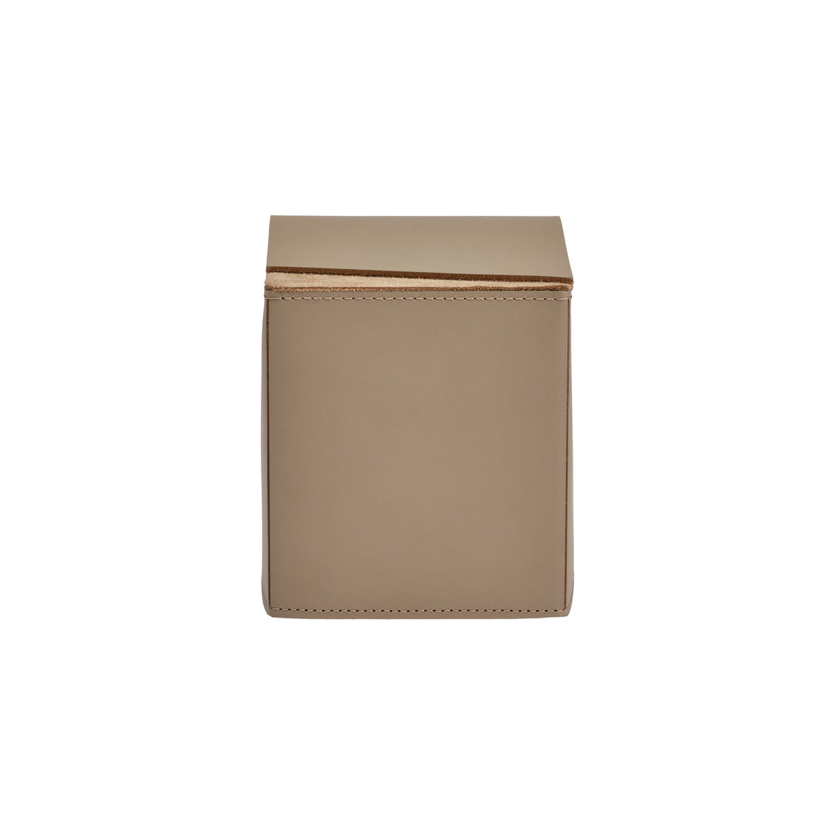 Fold Square Leather Tissue Holder