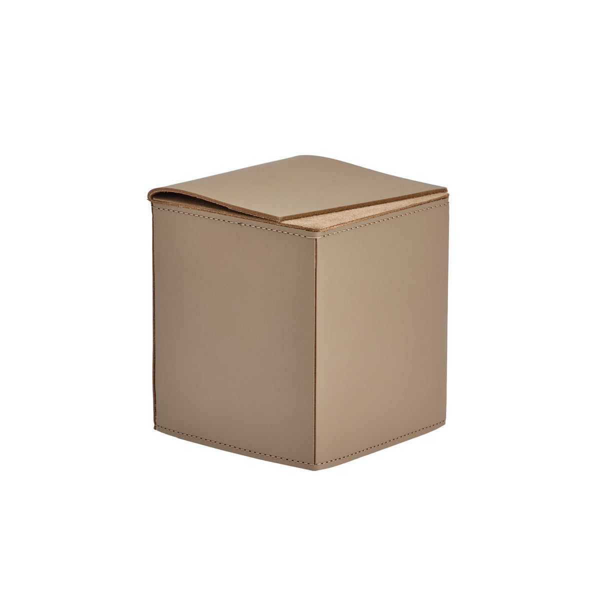 Fold Square Leather Tissue Holder