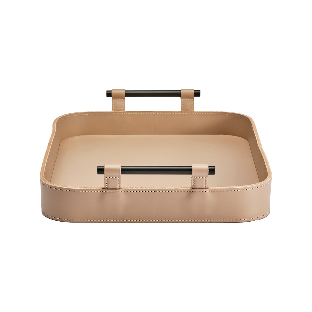 Portofino Small Rectangular Leather Tray