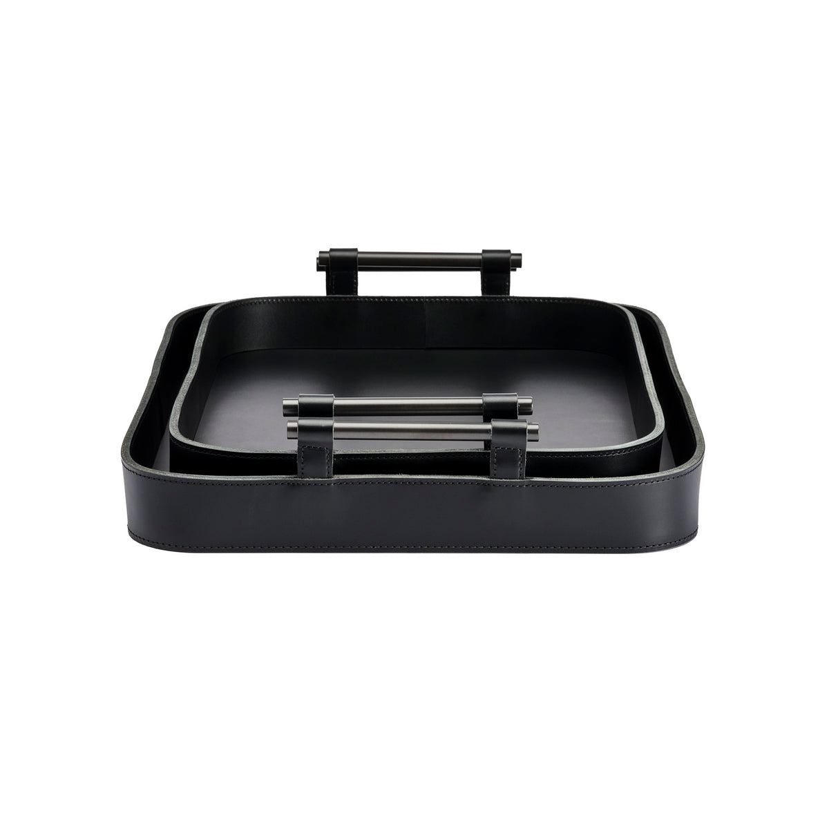 Portofino Large Rectangular Leather Tray