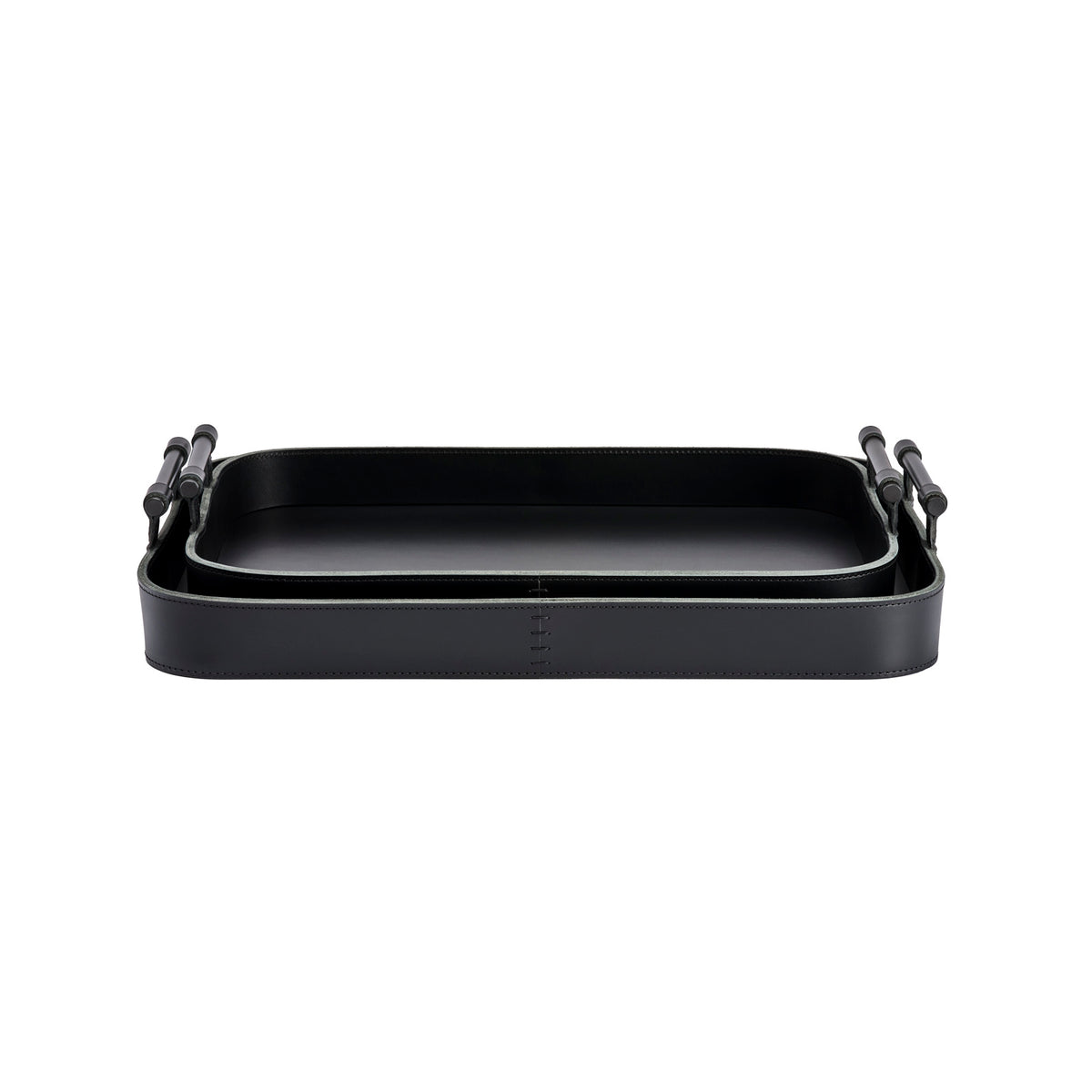 Portofino Large Rectangular Leather Tray