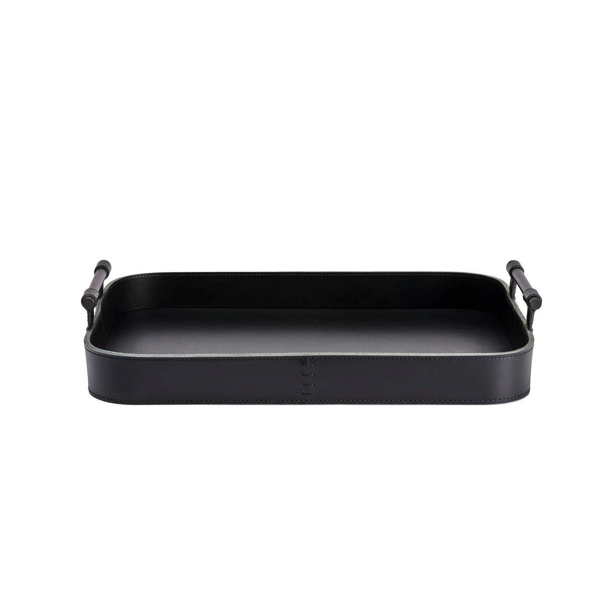 Portofino Small Rectangular Leather Tray