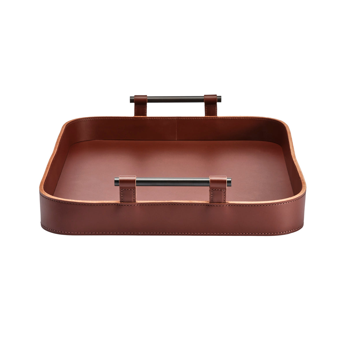 Portofino Large Rectangular Leather Tray