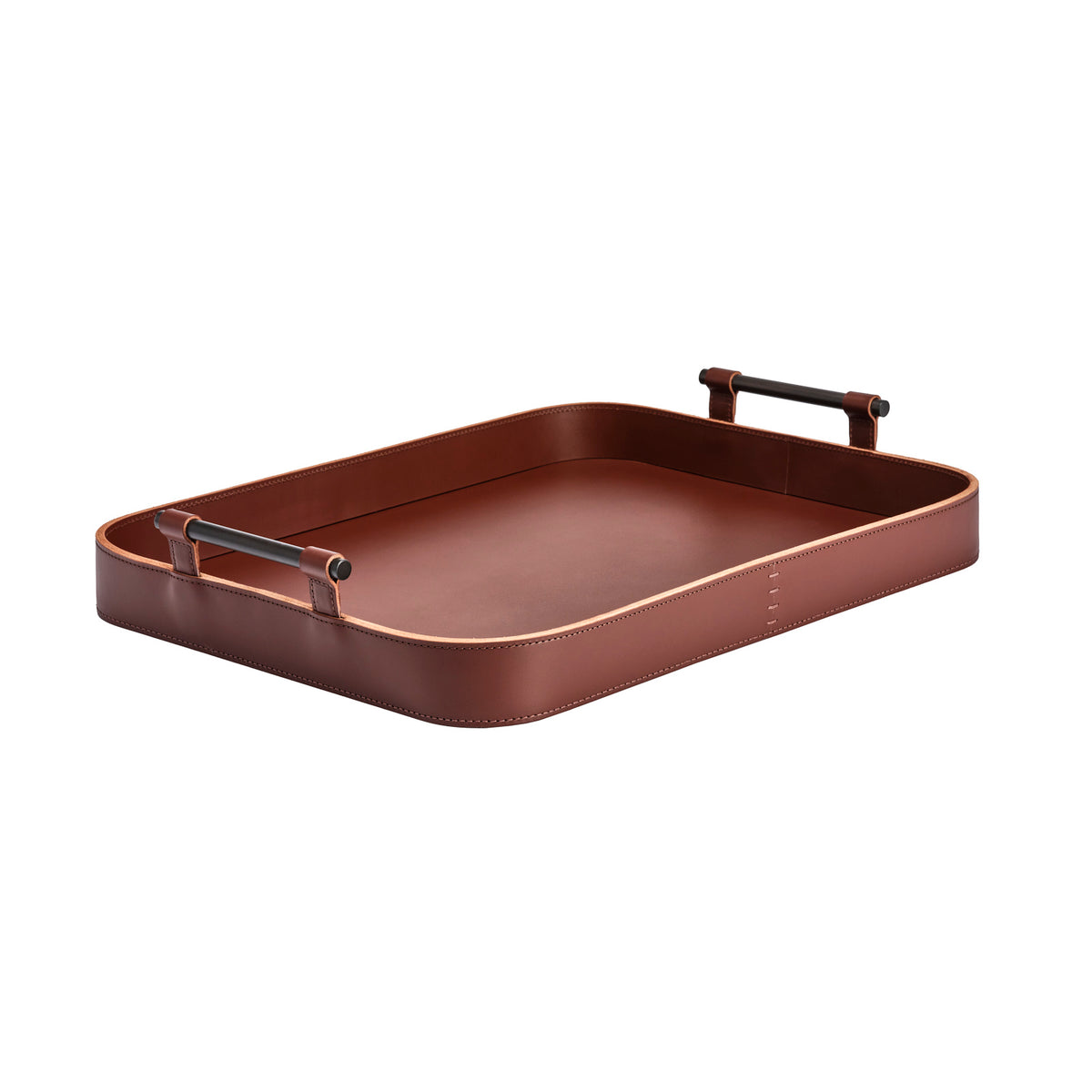 Portofino Large Rectangular Leather Tray