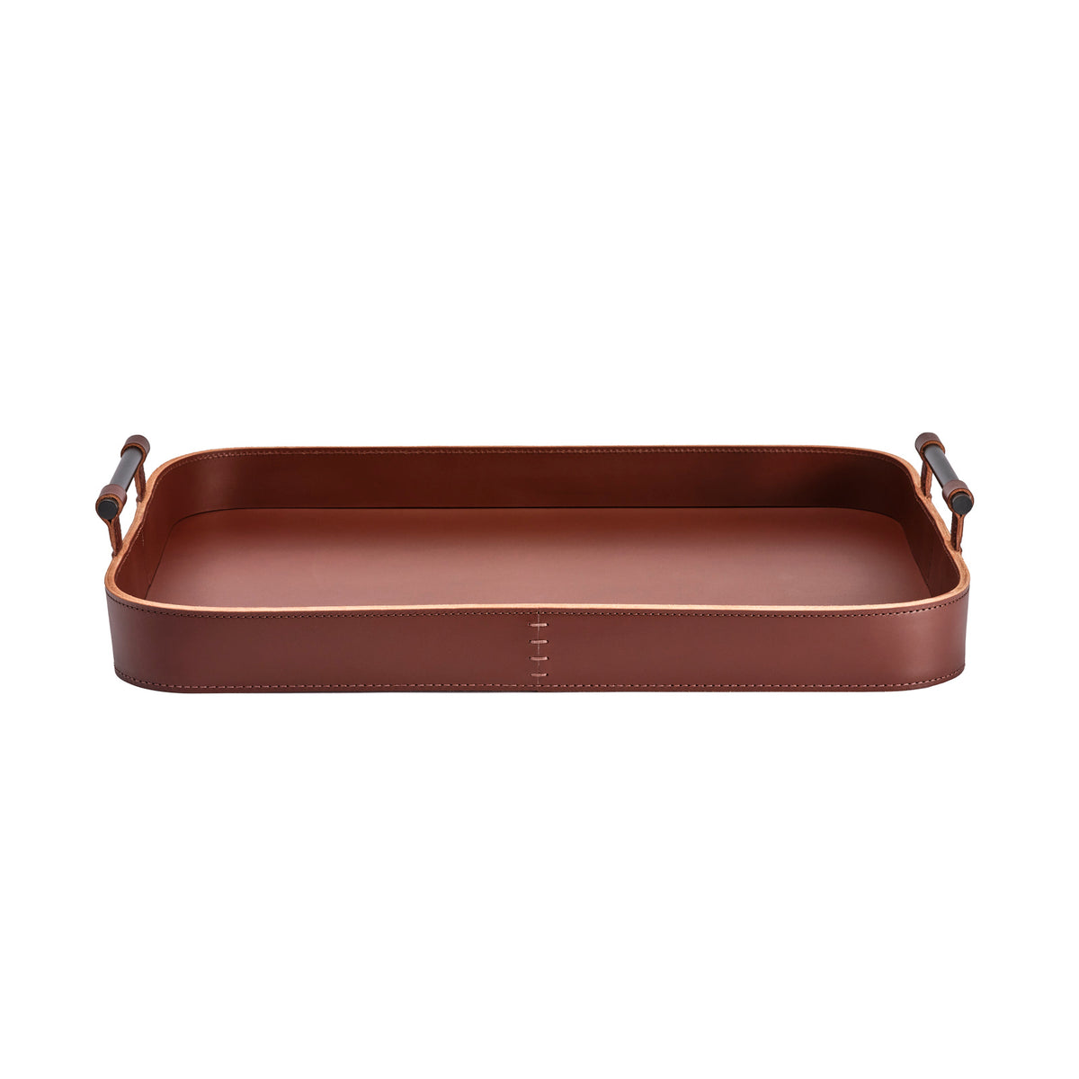 Portofino Large Rectangular Leather Tray
