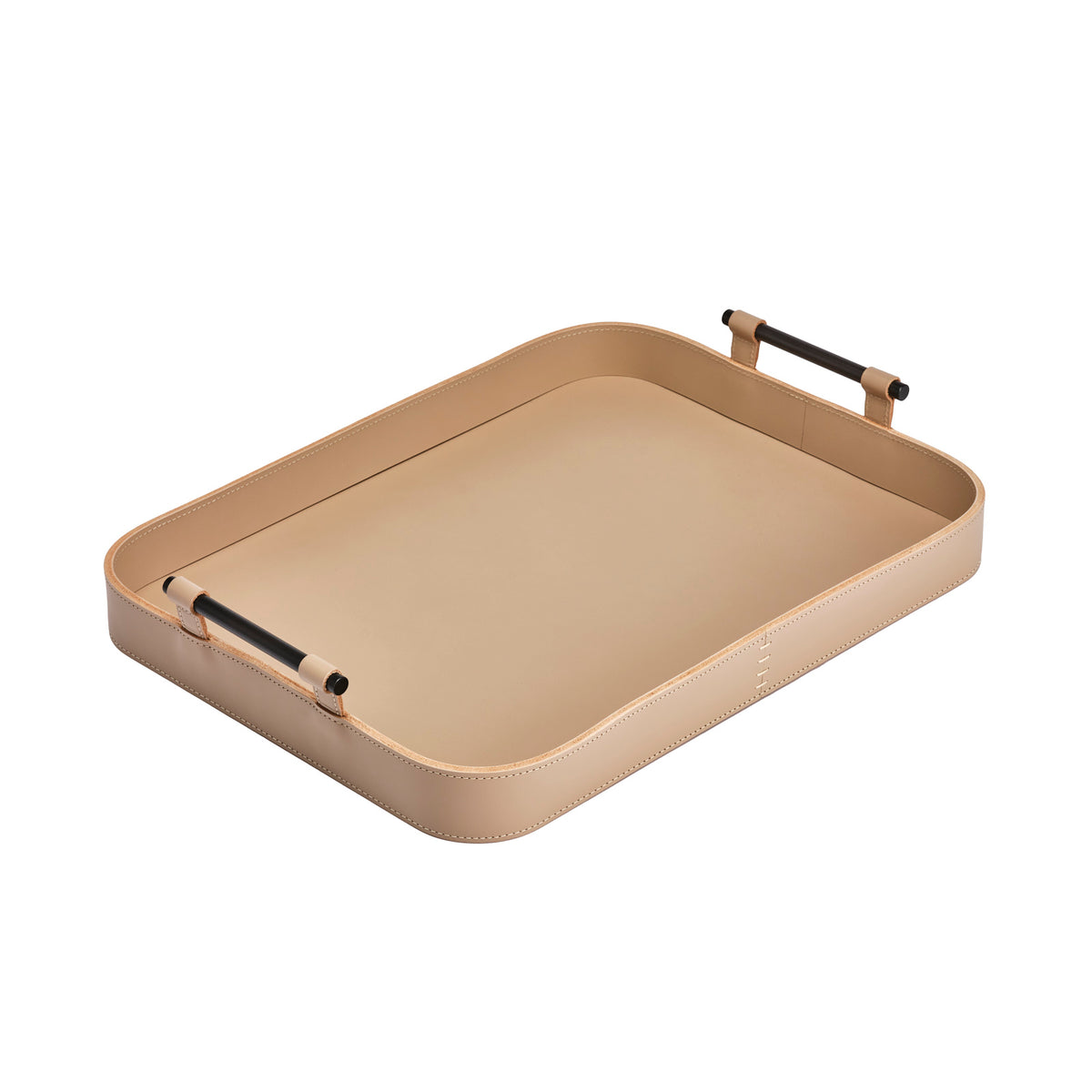 Portofino Large Rectangular Leather Tray