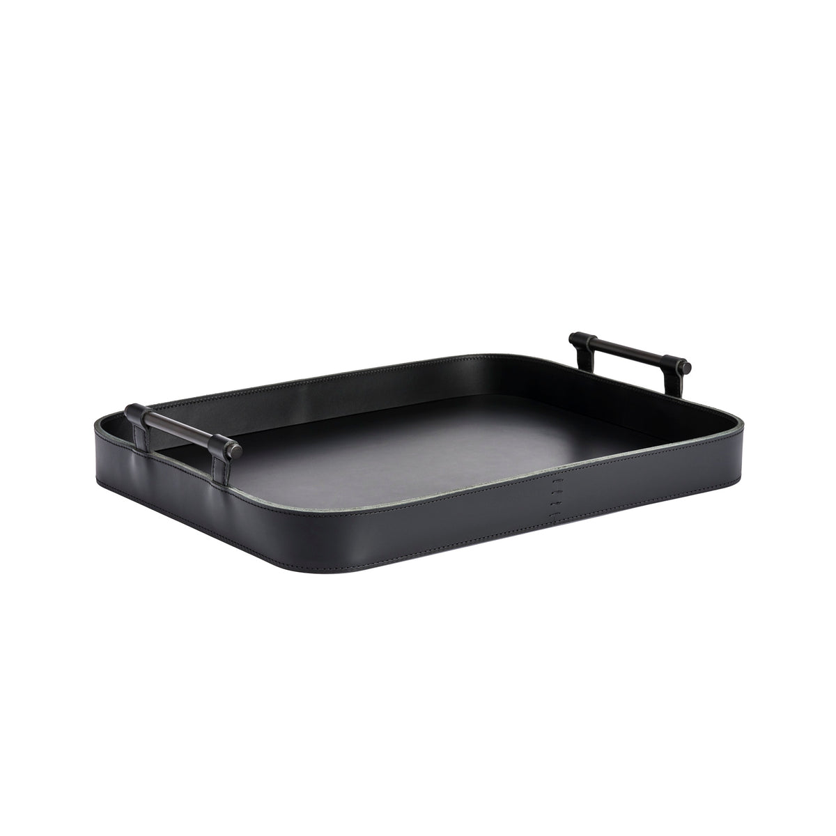 Portofino Large Rectangular Leather Tray