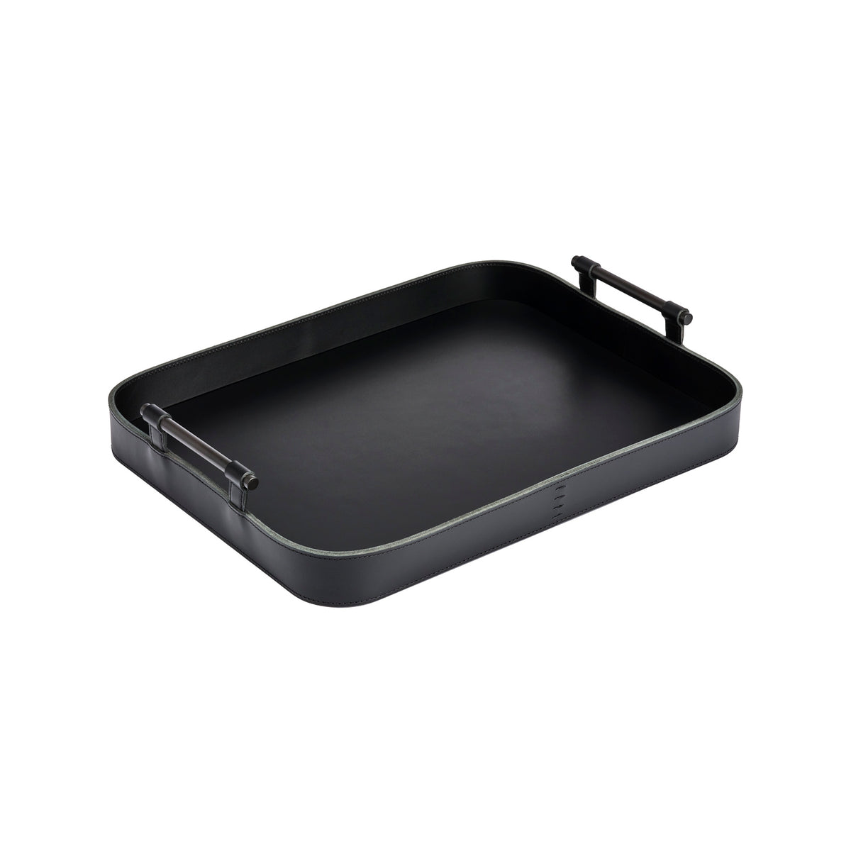Portofino Large Rectangular Leather Tray