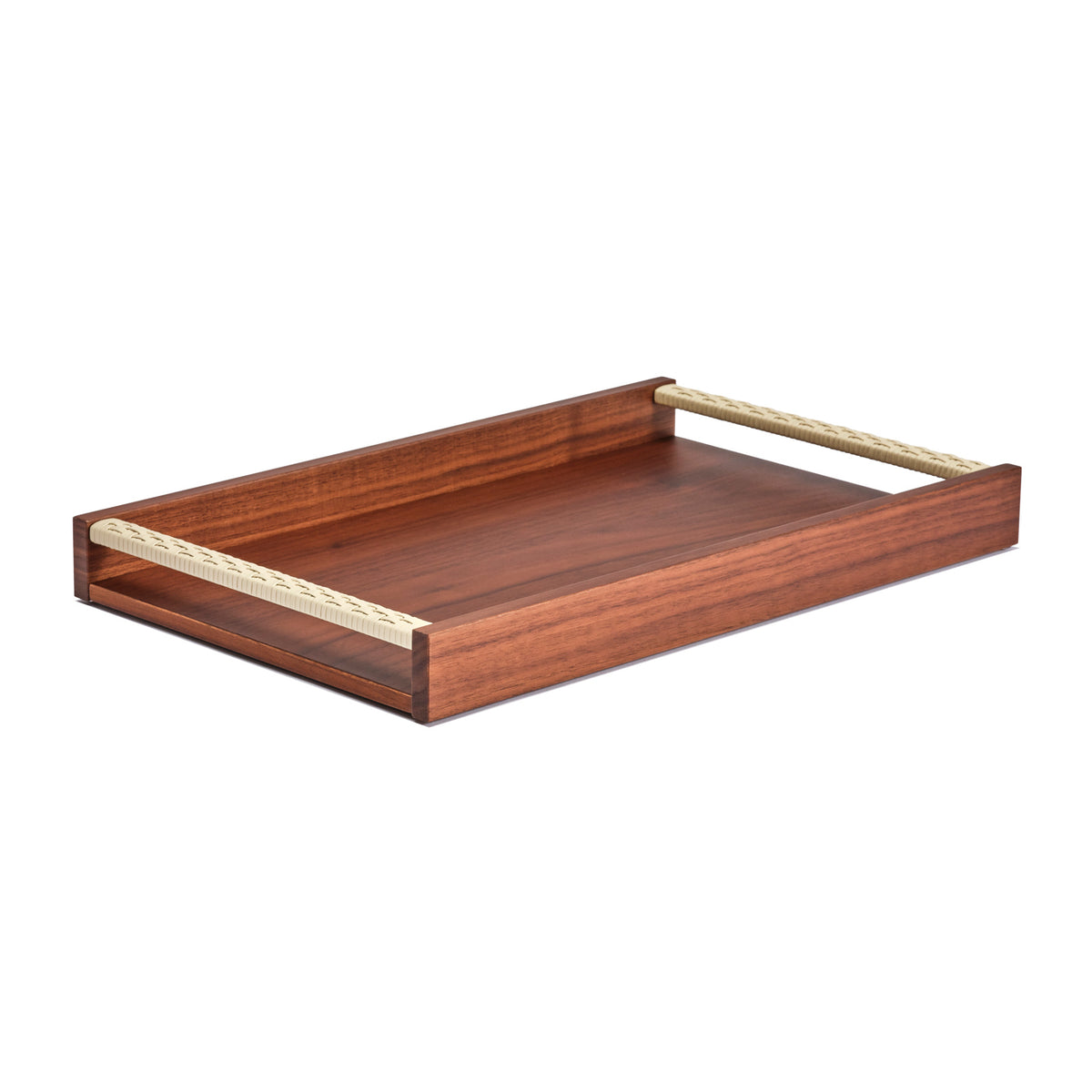 Dama Small Tray With Leather Handles