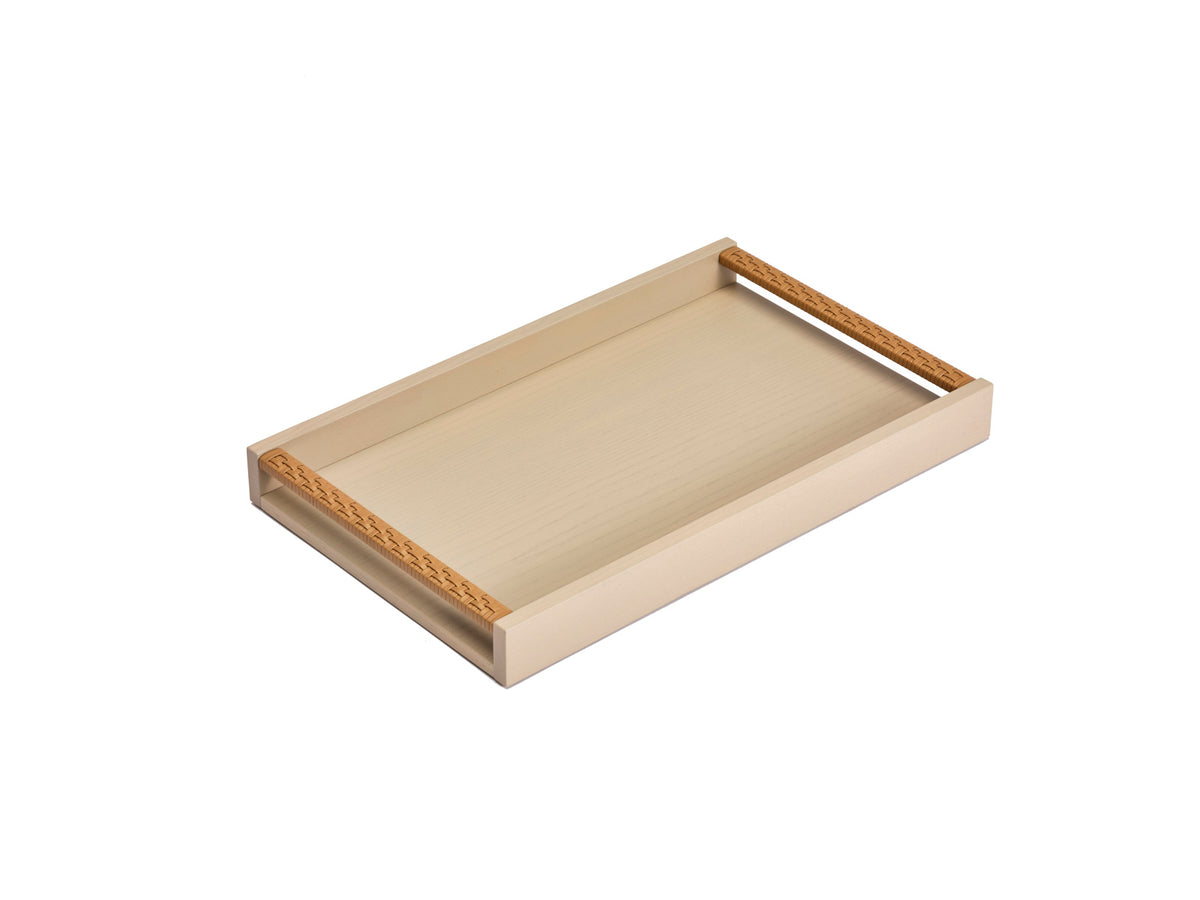 Dama Small Tray With Leather Handles