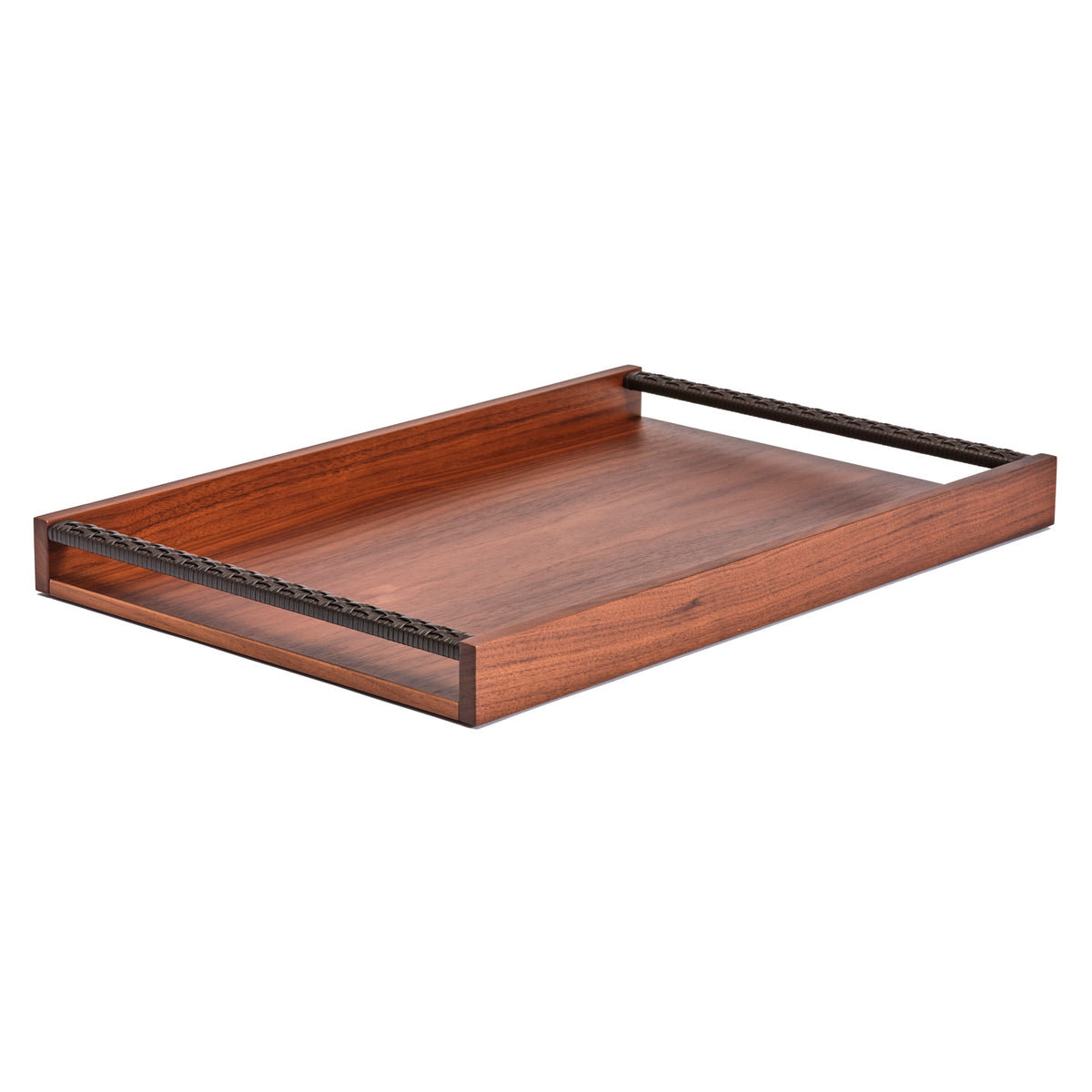 Dama Medium Tray With Leather Handles