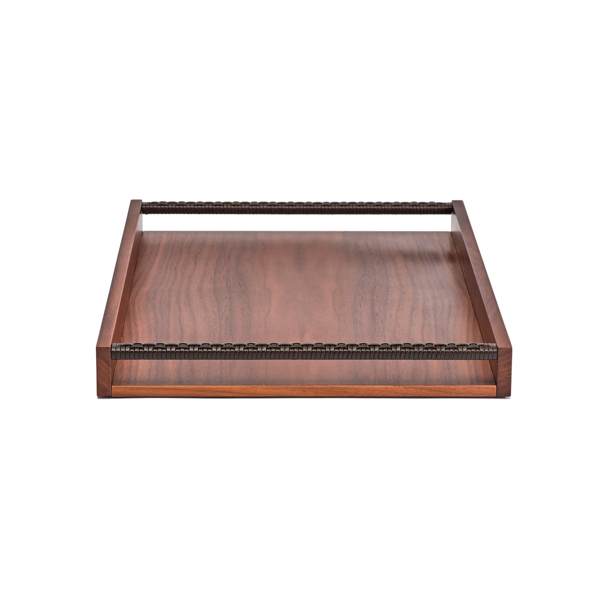 Dama Medium Tray With Leather Handles