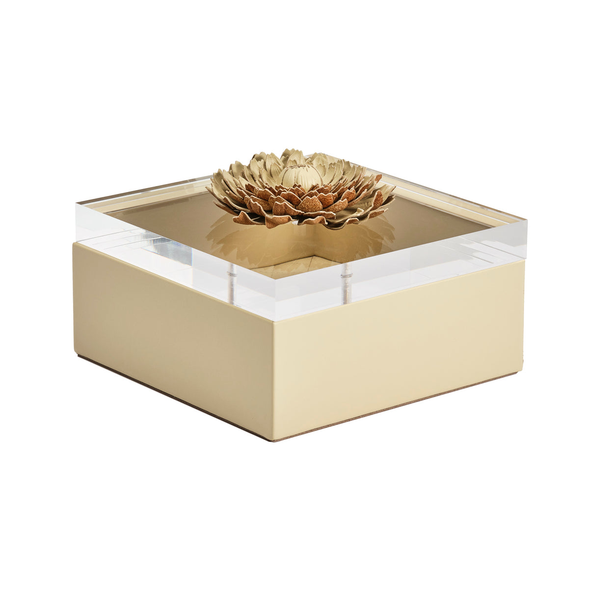 Dahlia Diamonds Large Leather Box