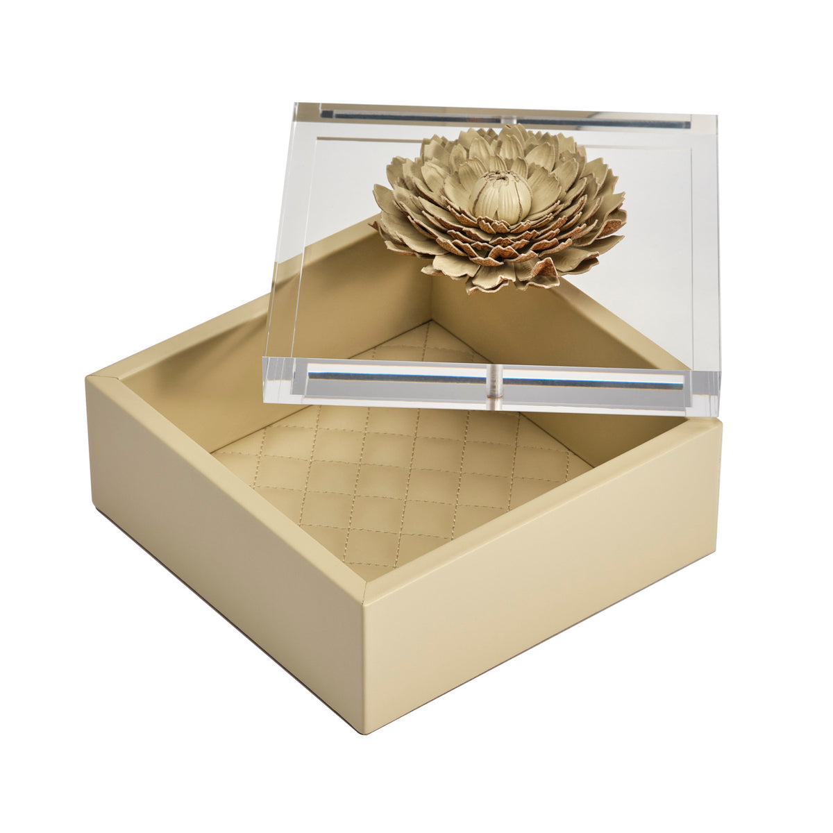 Dahlia Diamonds Large Leather Box