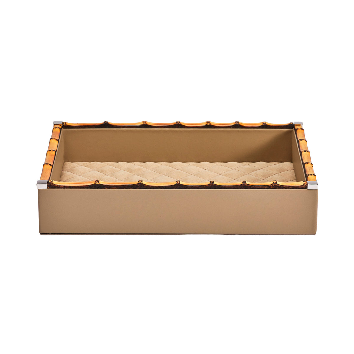 Bice Diamonds Leather Valet Tray