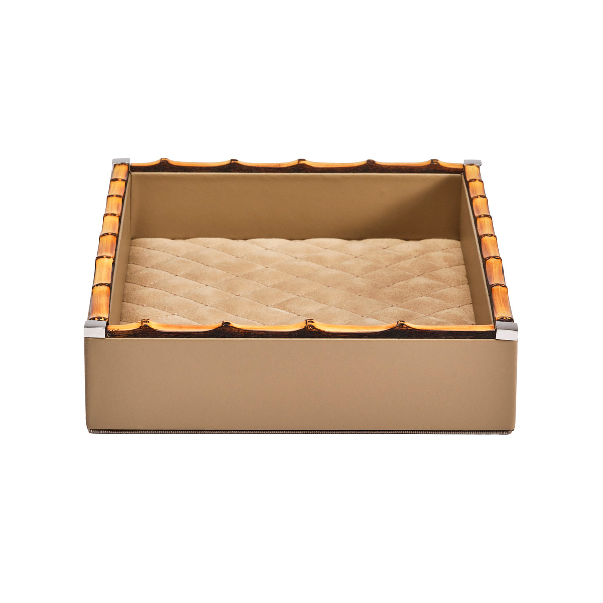 Bice Diamonds Leather Valet Tray